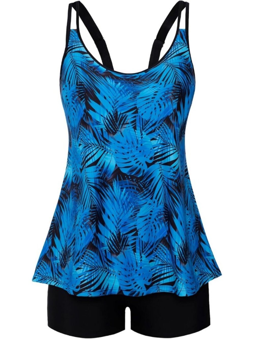 Tummy Control Two-Piece Tankini Swimsuit for Women - Stylish & Comfortable